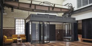 This image shows the entrance to the photographic studio.