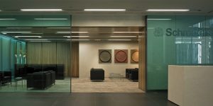 This image shows the client area of this financial and banking company.